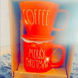 Beautiful mug Rae Dunn collection in gift boxes with ribbon perfect for a gift